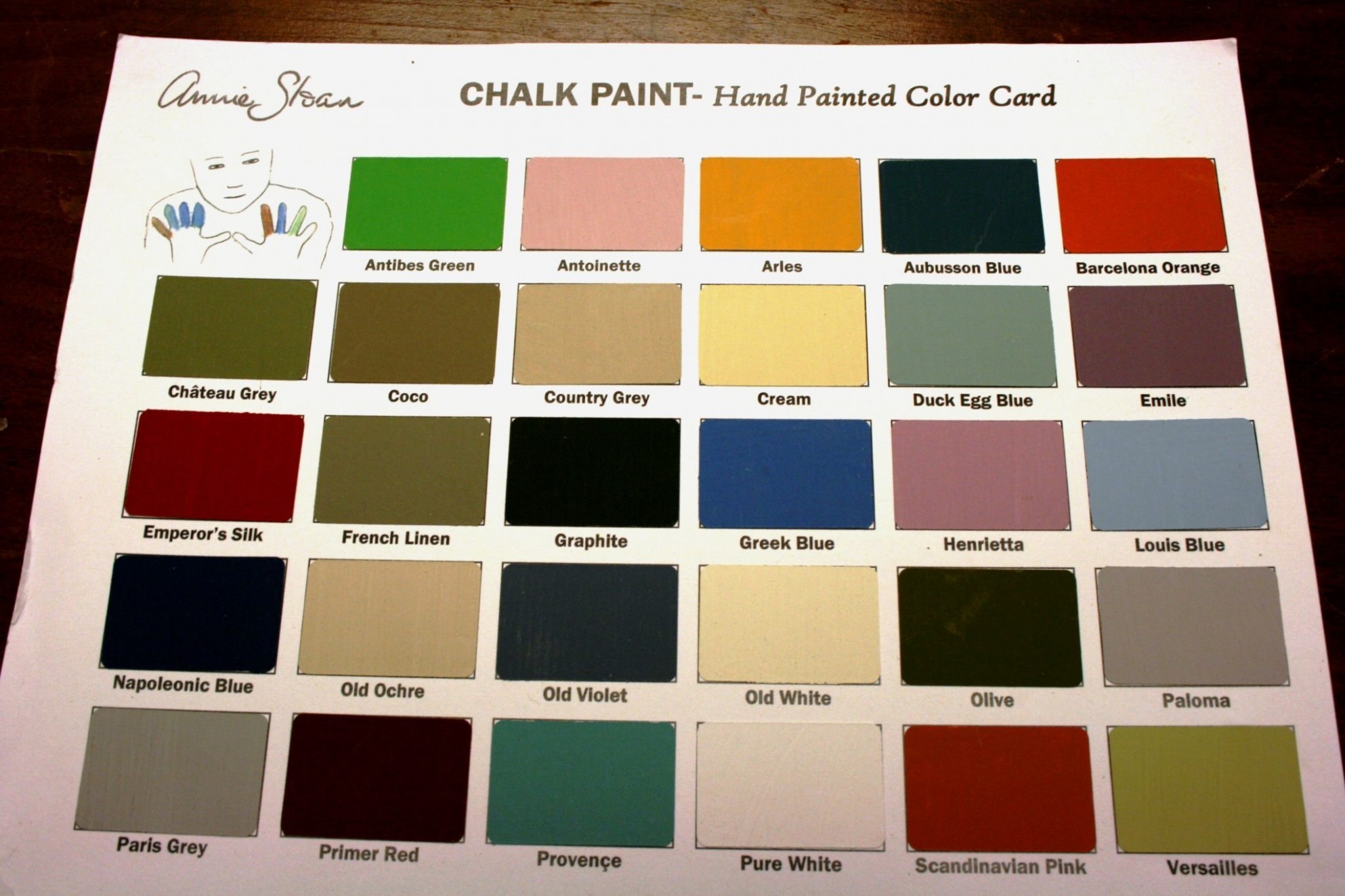 Chalk Paint Color Chart Ecochichome Annie Sloan Chalk Paint Colour Chart 2018