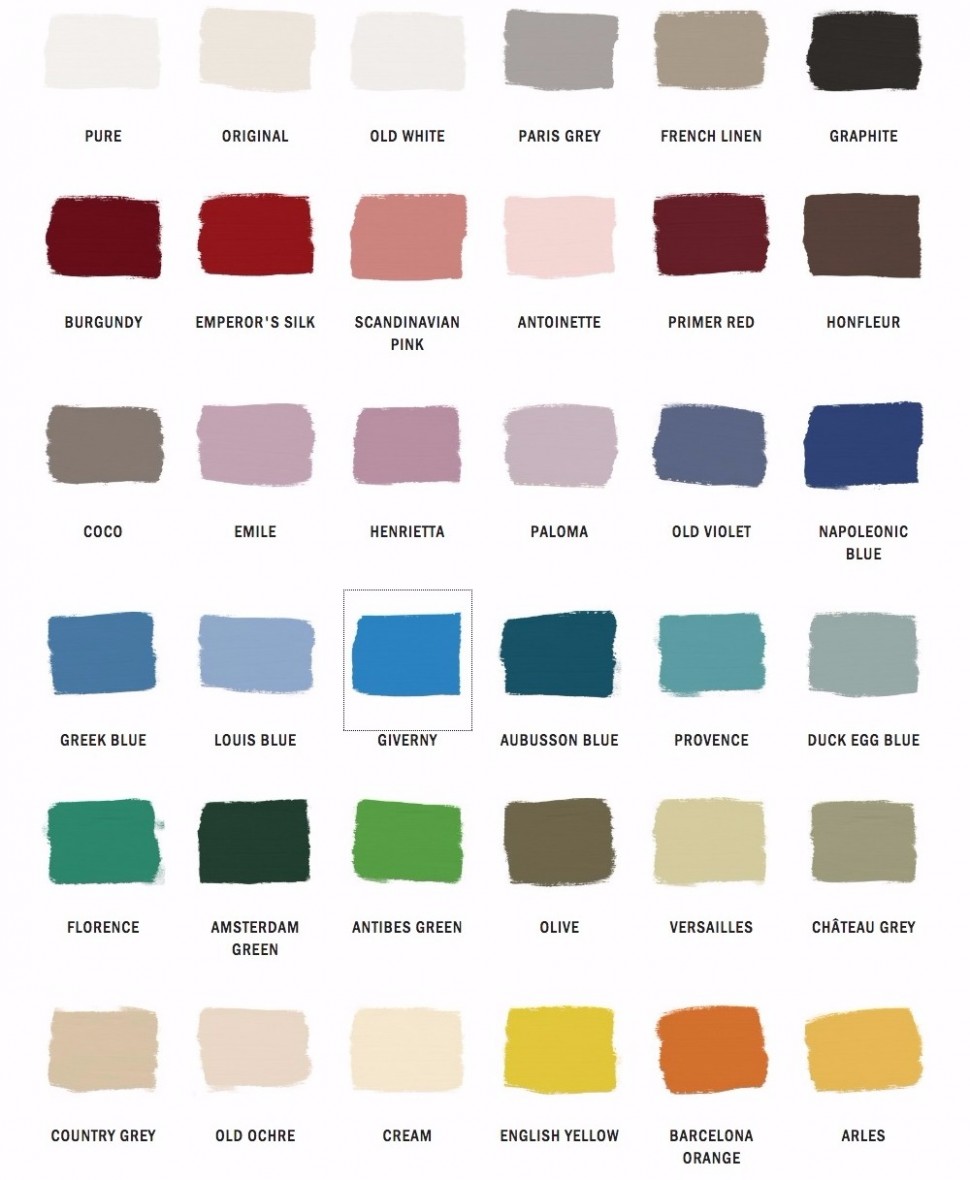 Chalk Paint Colors B Q Paint Color Ideas Annie Sloan Chalk Paint Colour Chart 2018