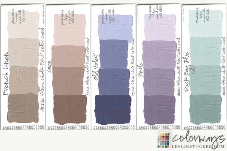 Chalk Paint Colors | Colorways With Leslie Stocker Most Popular Annie Sloan Chalk Paint Colors