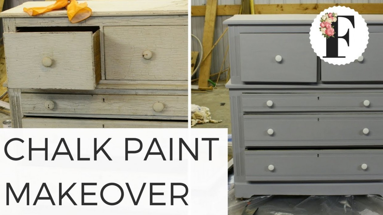 Chalk Paint Dresser Makeover From Gross To Gorgeous Salvaged Diy How To Use Chalk Paint On Wood Furniture