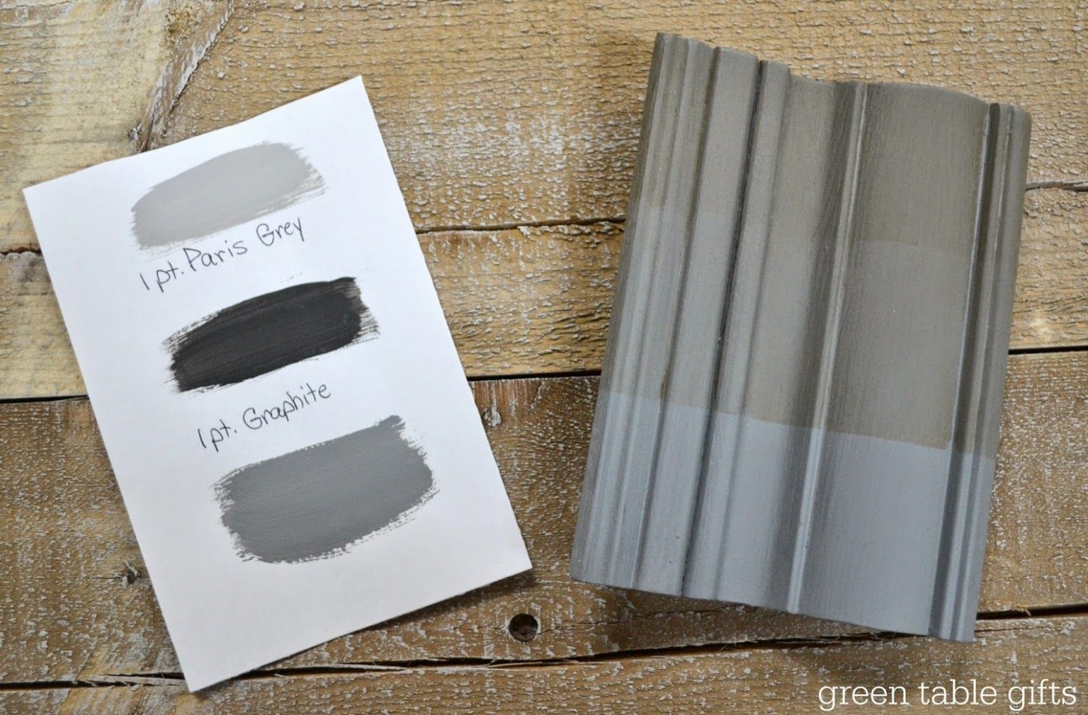 Chalk Paint® Mix Of Paris Grey & Graphite With Clear Wax, 10/10 ..