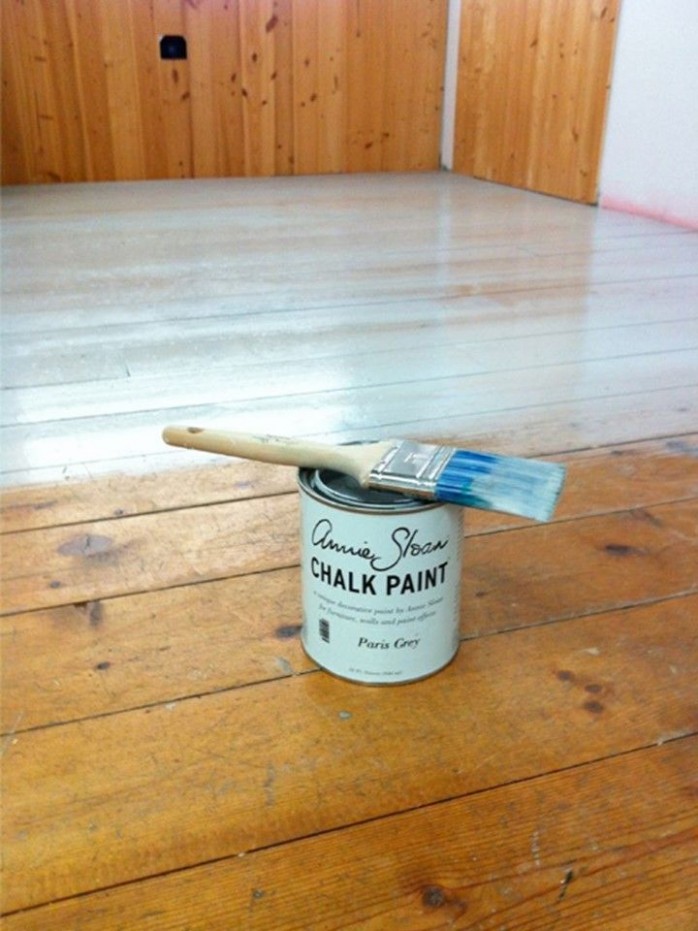 Chalk Paint® On A Floor With Annie’s Lacquer For ..