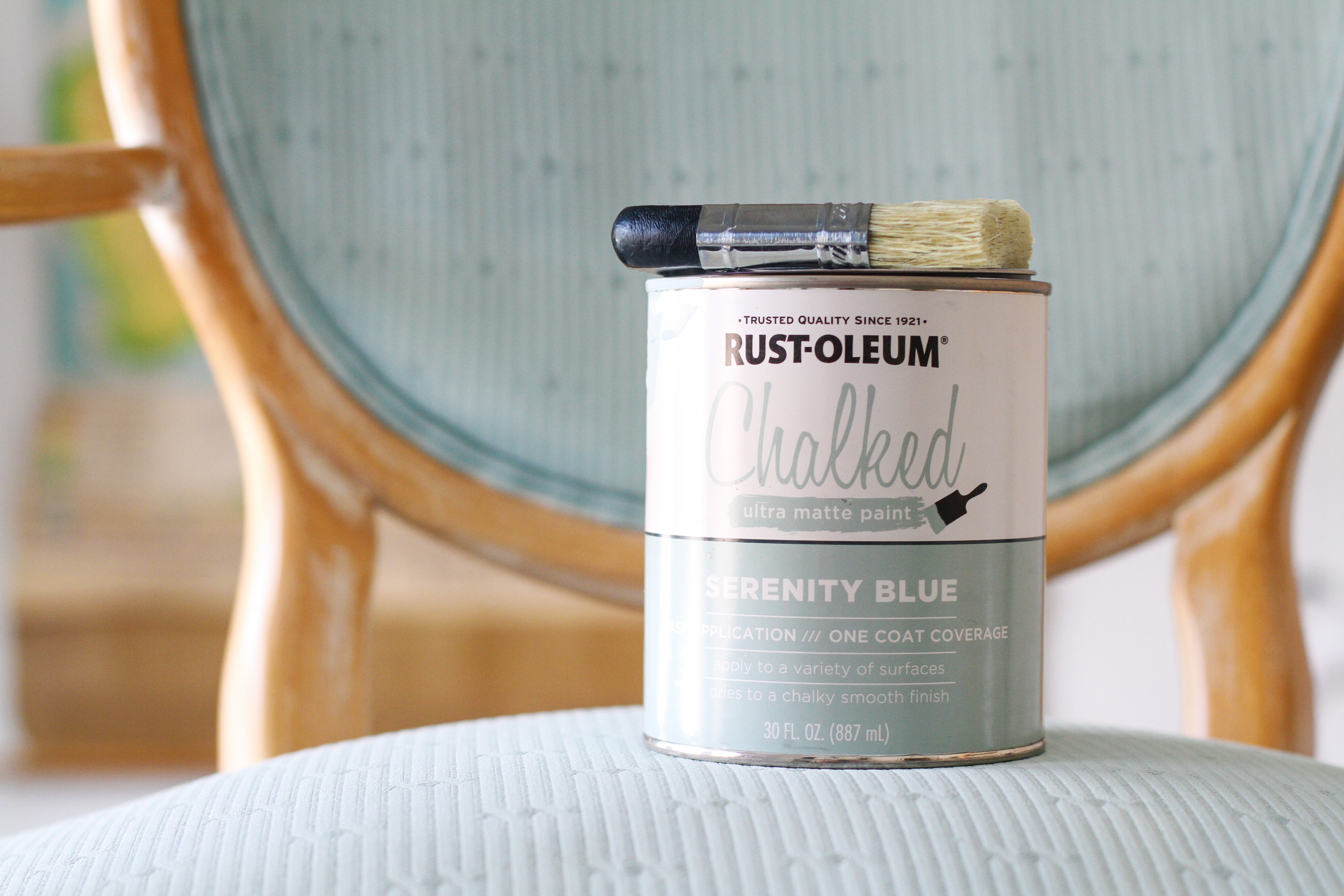 Chalk Paint Painted Upholstery Fabric Furniture | Apartment Therapy Can You Put Regular Paint Over Chalk Paint