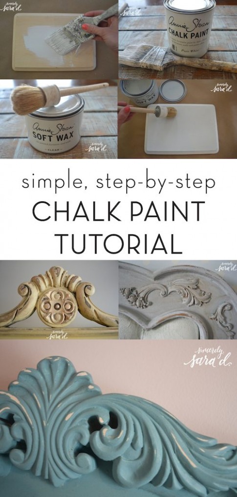 Chalk Paint Tutorial Sincerely, Sara D