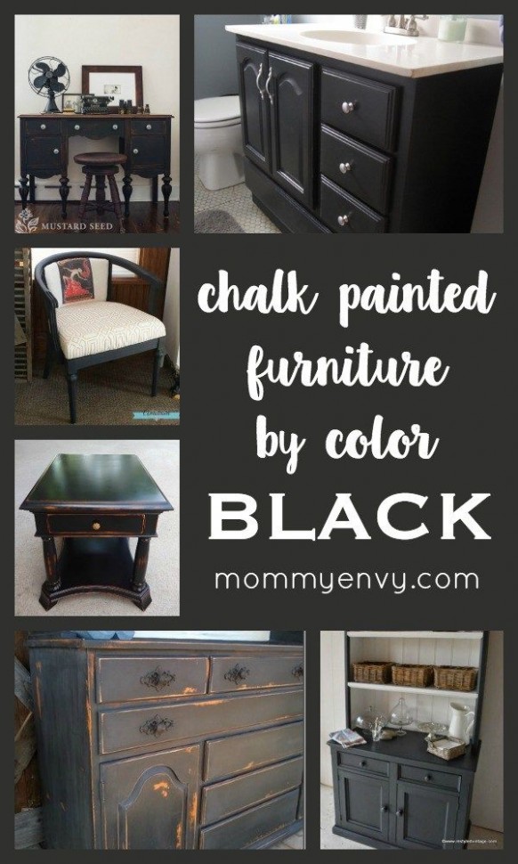 Chalk Painted Furniture By Color Black | All Time ..