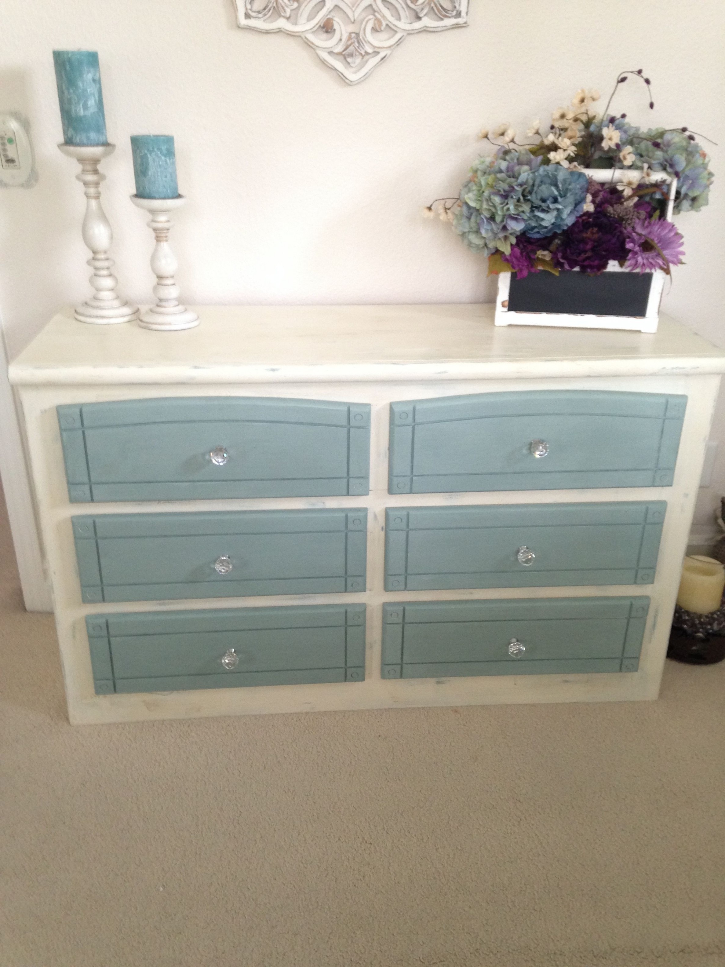 Chalk Painted Furniture With Annie Sloan Paint Duck Egg Blue ..