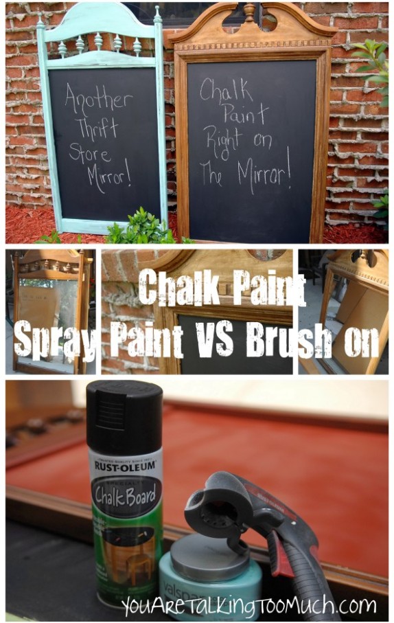 Chalkboard "brush" Paint Vs "spray" Chalkboard Paint You ..