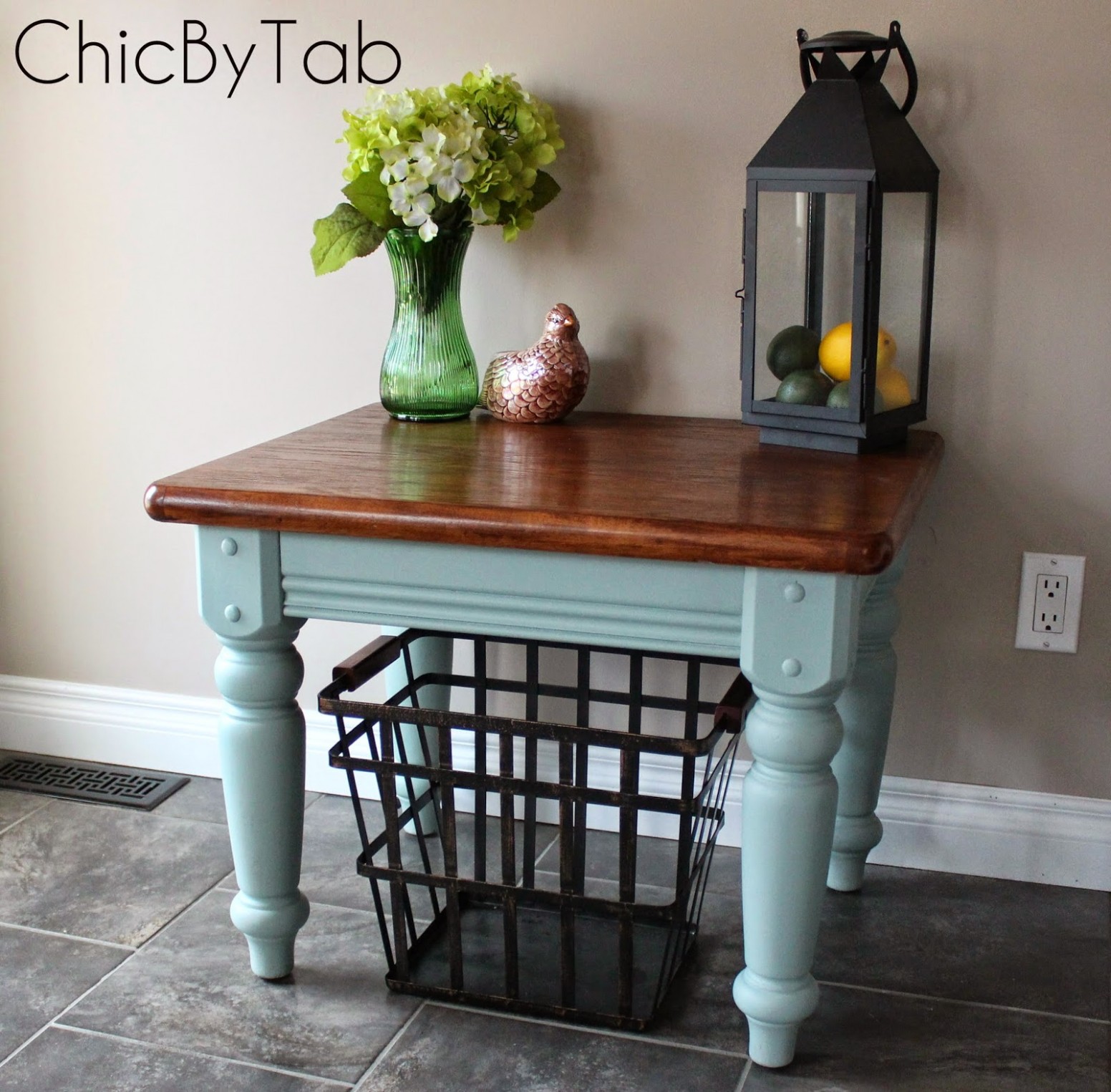 Chicbytab: Coffee Table Make Over #2 How To Chalk Paint Wood Table
