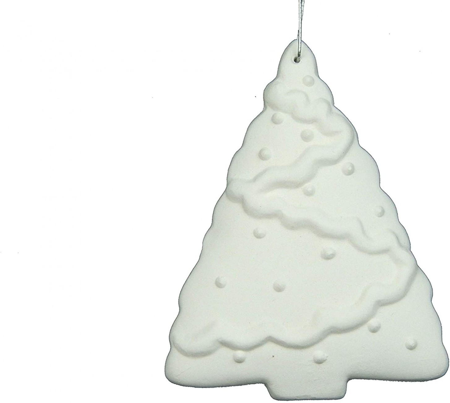 Christmas Tree Ornament Ready To Paint (unpainted) Ceramic Bisque Handmade In Usa Ceramic Christmas Tree Painting Cl Near Me
