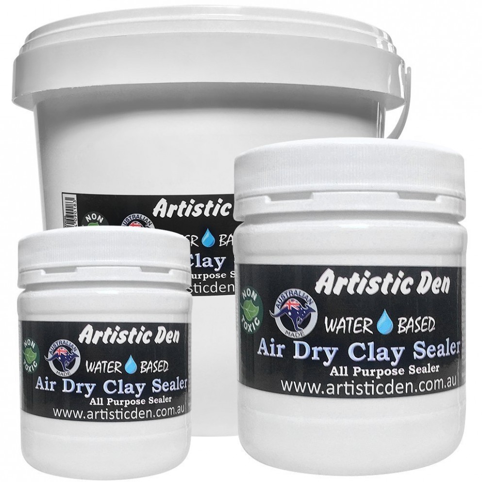 Clay Sealer 7ml 7l For Air Drying Clays How To Seal Air Dry Clay After Painting
