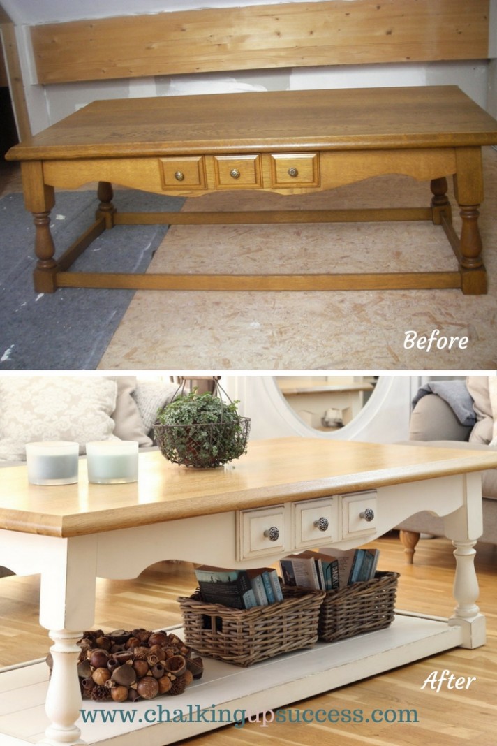 Coffee Table Makeover Riviera Maison Inspired Ascp & White Wax Annie Sloan Chalk Paint Equivalent