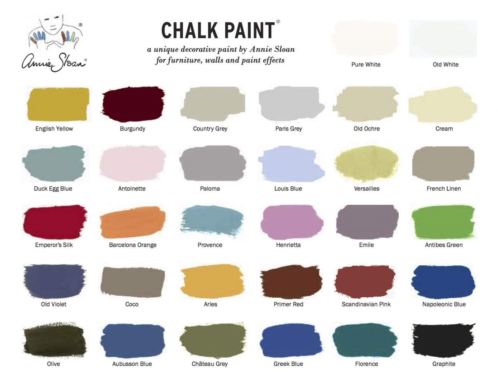 Colors – Down South Chalking Colors For Annie Sloan Chalk Paint