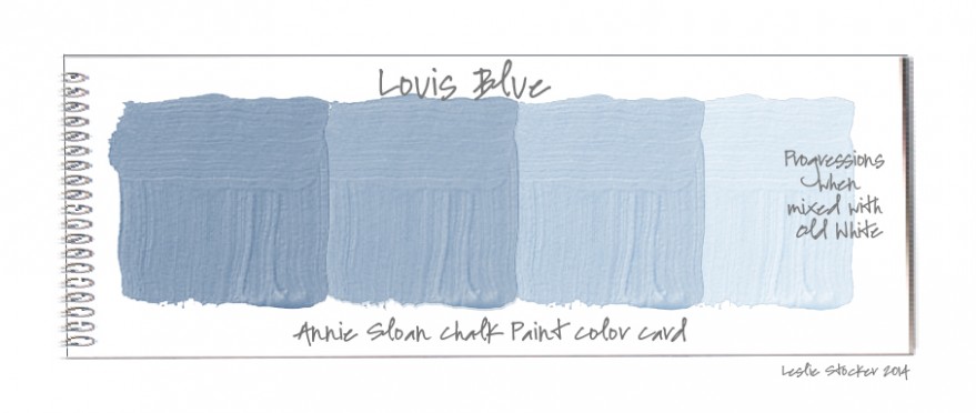 Colorways: February 2014 Annie Sloan Chalk Paint Louis Blue