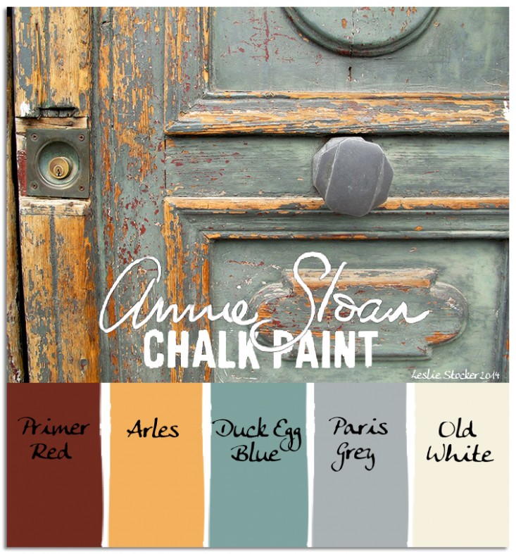 Colorways: Portal In Arles Annie Sloan Chalk Paint Layering Colors
