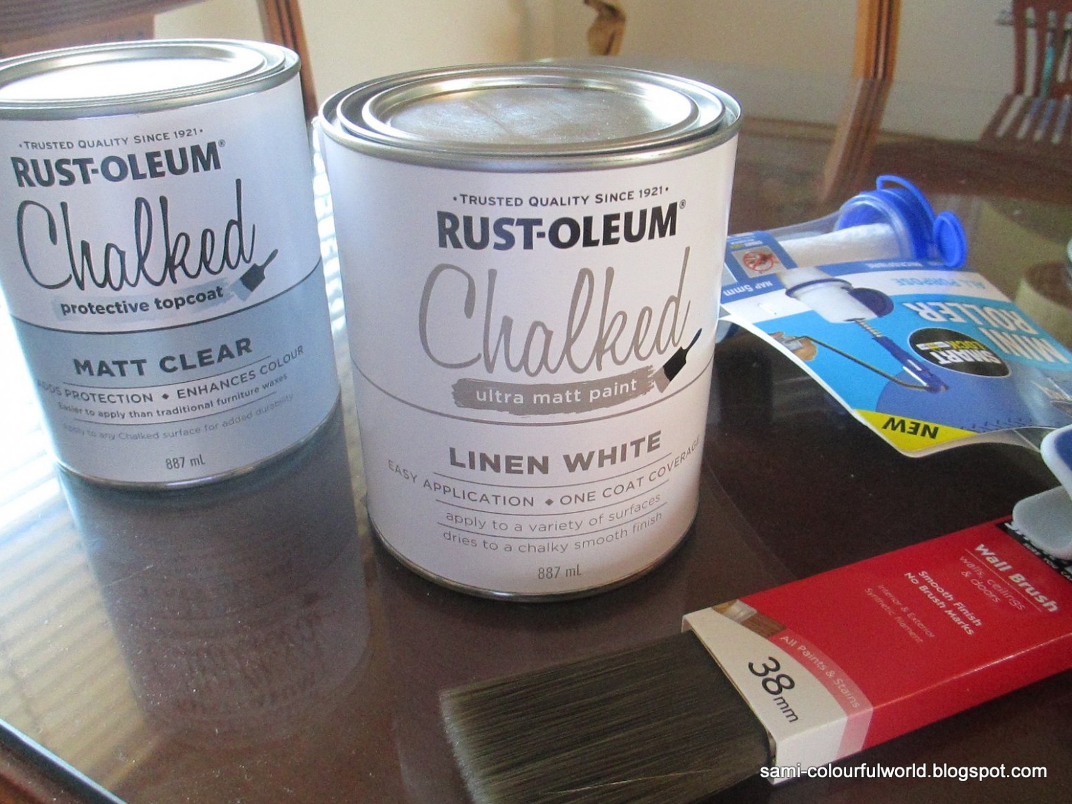 Colourfulworld: From Drab To Fab Dining Room Chairs Makeover Annie Sloan Chalk Paint Bunnings
