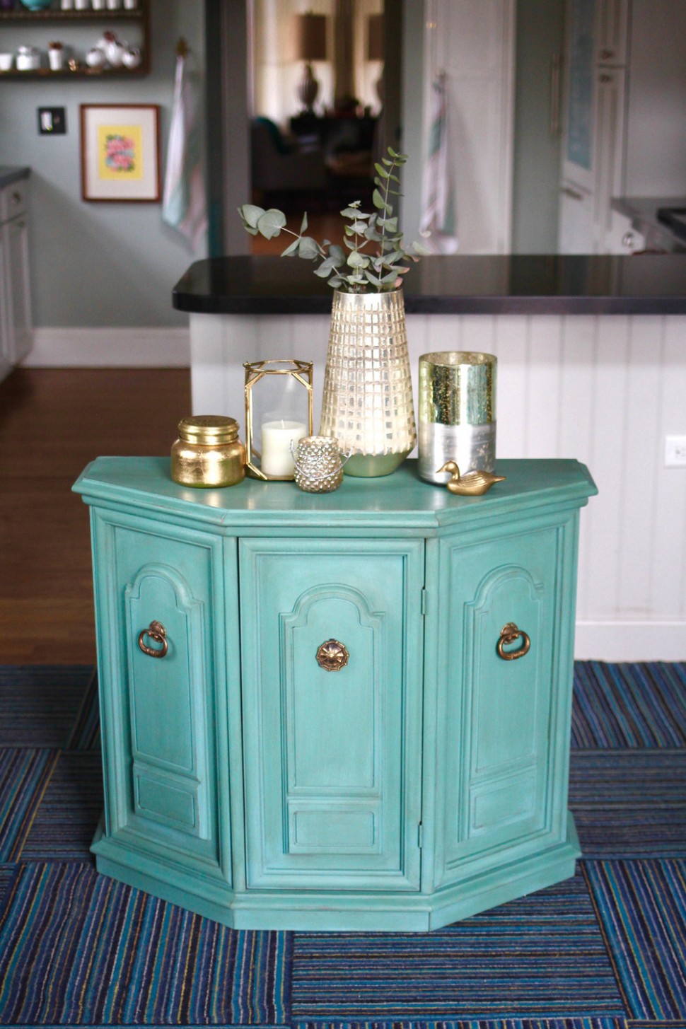 Combining Shades Of Blue And Green Chalk Paint — A Simpler Design ..