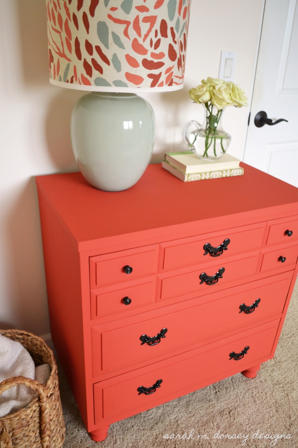 Coral Dresser For The Guest Bedroom Dorsey Designs Annie Sloan Chalk Paint Colors At Lowes