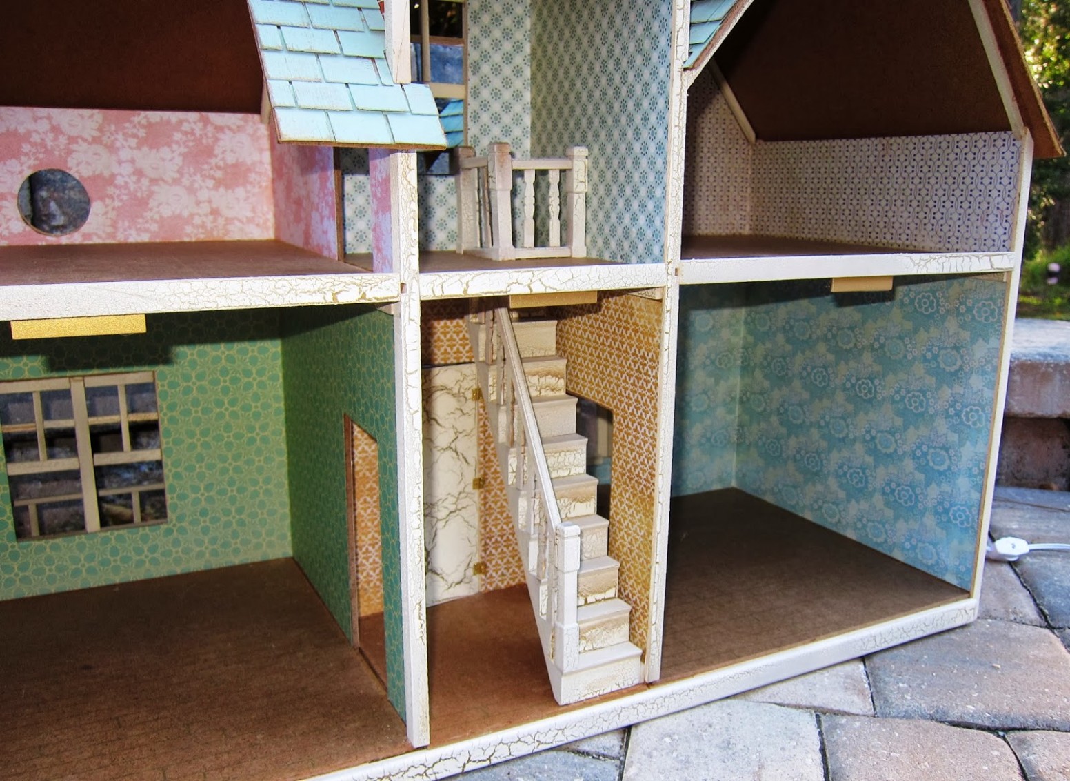 Corey Moortgat Collage Artist: Vintage Kit Kraft Dollhouse Does Hobby Lobby Carry Dollhouse Furniture