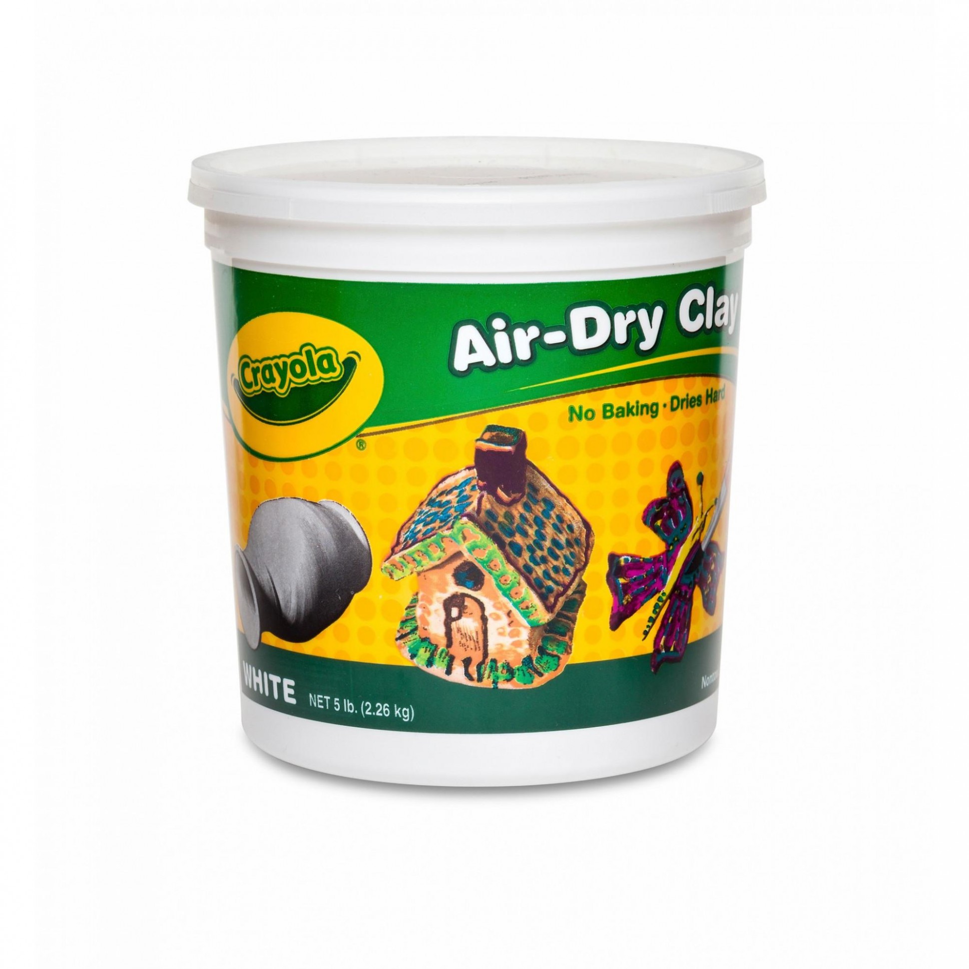 Crayola Air Dry Clay Bucket, No Bake Clay For Kids, 9lbs, White ..