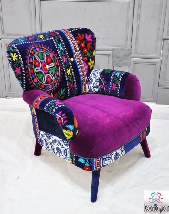 Creative Patchwork Chair Design For The Living Room ..