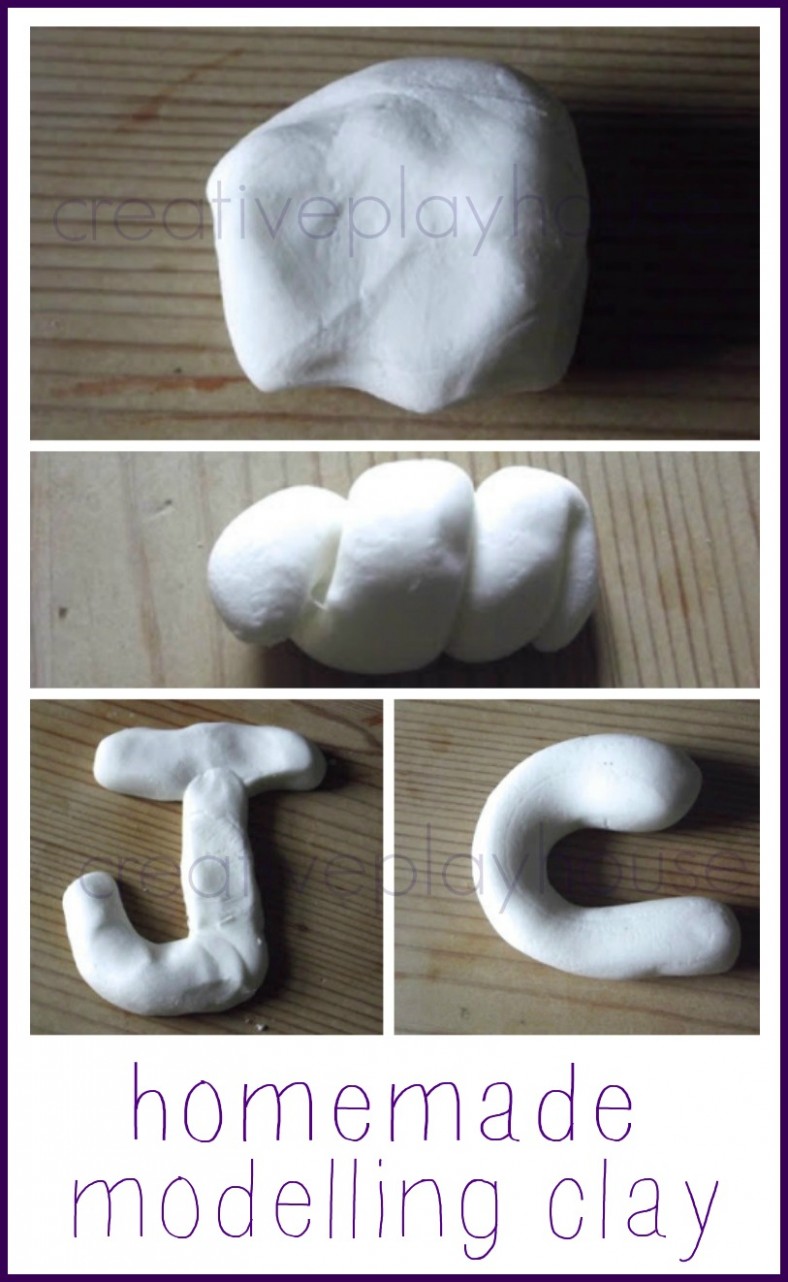Creative Playhouse: Homemade Modelling Clay Can You Paint Air Dry Modeling Clay