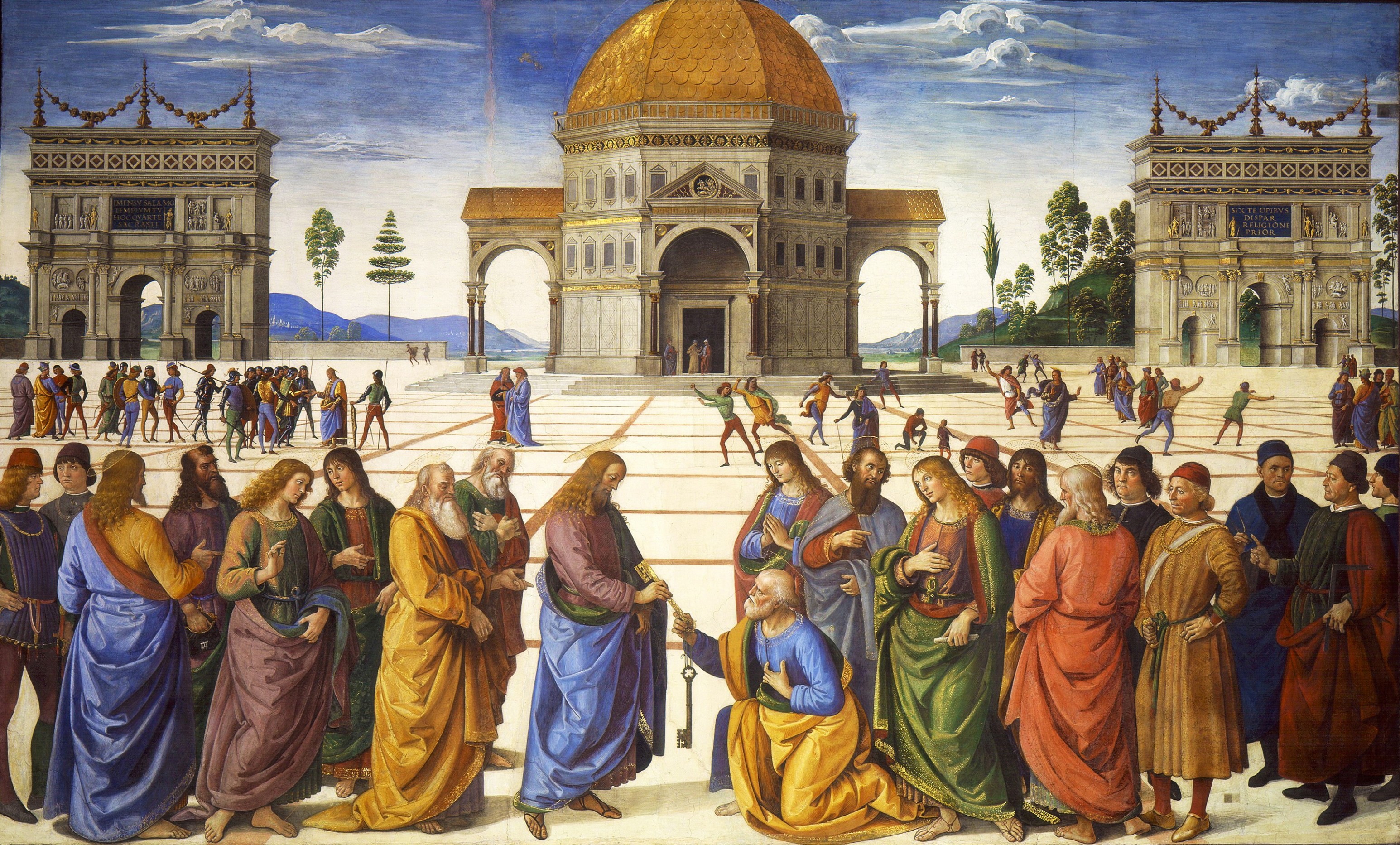 Delivery Of The Keys (perugino) Wikipedia Art Cles Near Me For S Uk