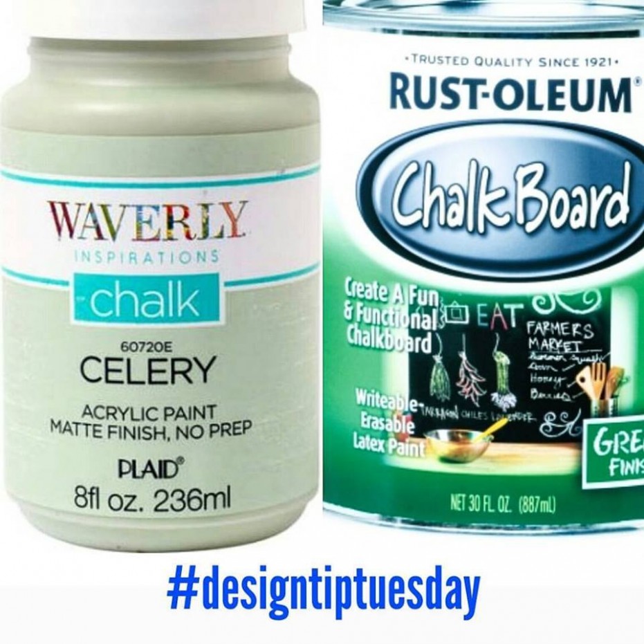 Design Tip Tuesday Chalk Paint Vs. Chalkboard Paint — Candice ..