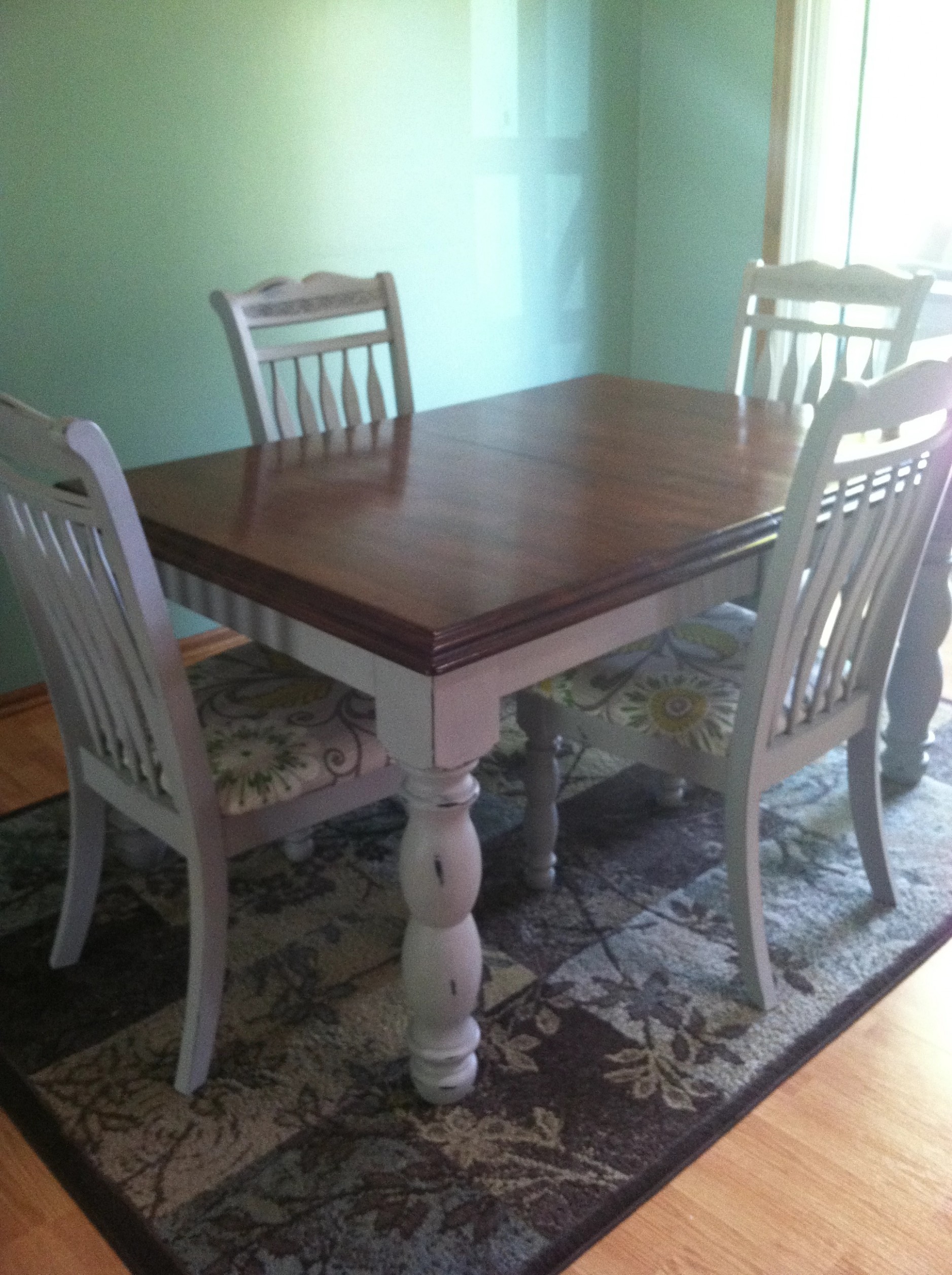 Dining Room Table Redo With Annie Sloan Chalk Paint | Sowsewmama Annie Sloan Chalk Paint Dining Table