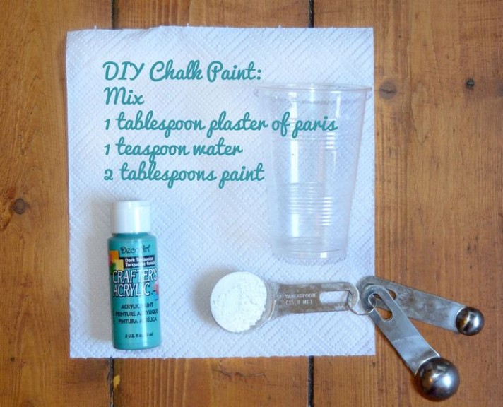 Diy Chalk Paint With Plaster Of Paris (can Be Made In Any ..