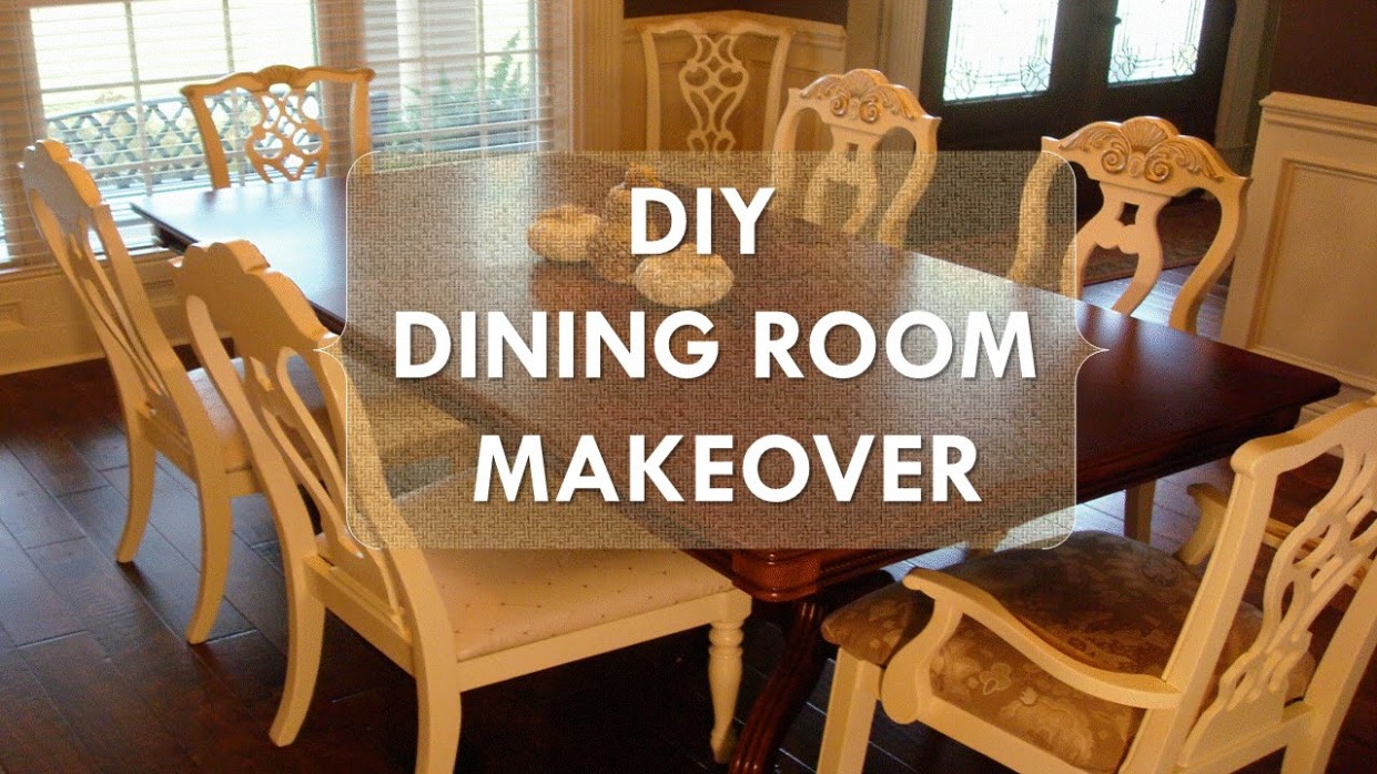 Diy Dining Room Makeover "just Chalk Paint & Fabric" Where To Buy Chalk Paint For Walls