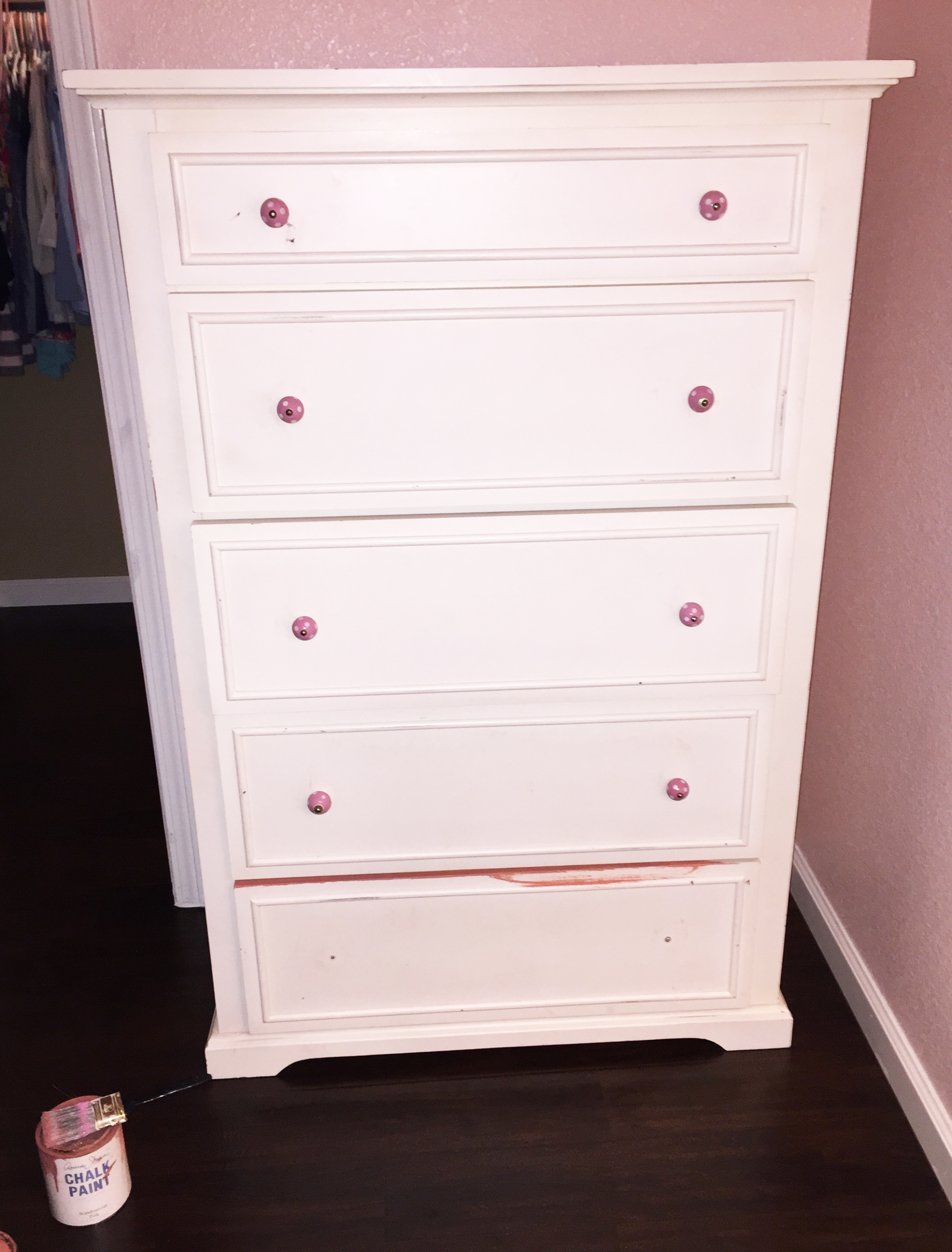 Diy Ombre Dresser Tutorial Project Nursery How To Use Chalk Paint On Wood Furniture