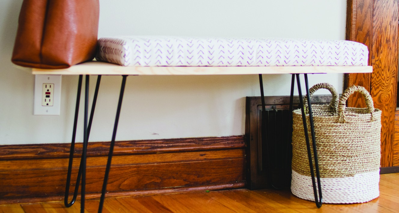 Diy Upholstered Bench Tutorial Home Decor | Hobby Lobby Hobby Lobby Furniture Reviews
