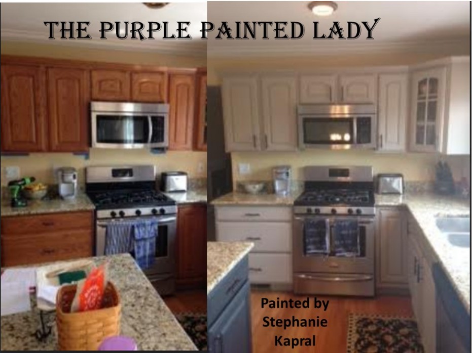 Do Your Kitchen Cabinets Look Tired? | The Purple Painted Lady Where To Buy Chalk Paint For Cabinets
