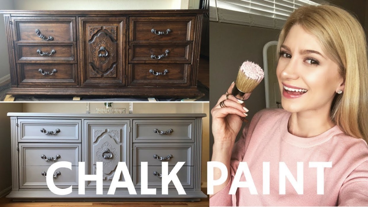 Dresser Makeover With Annie Sloan Chalk Paint French Linen Annie Sloan Chalk Paint Coco With White Wax