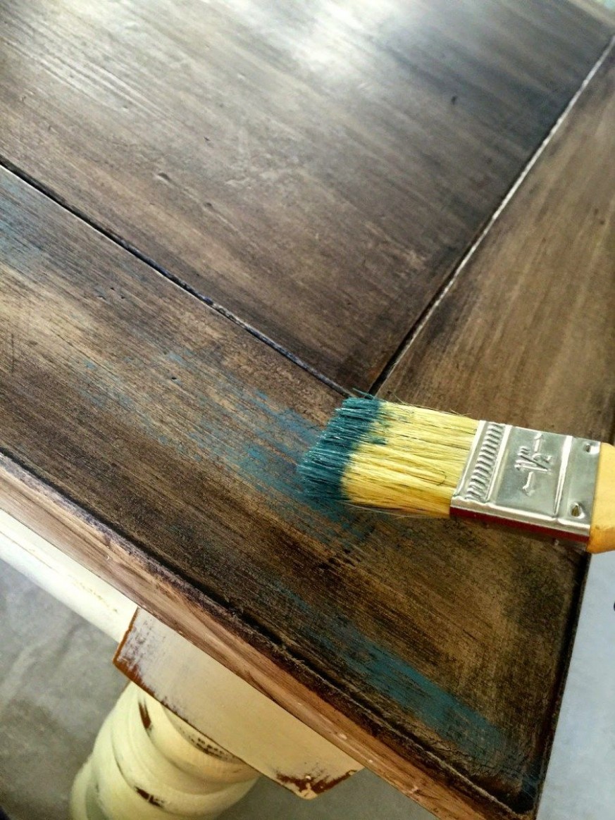 Dry Brush Over Stain In 2019 | Paint Furniture, Furniture ..