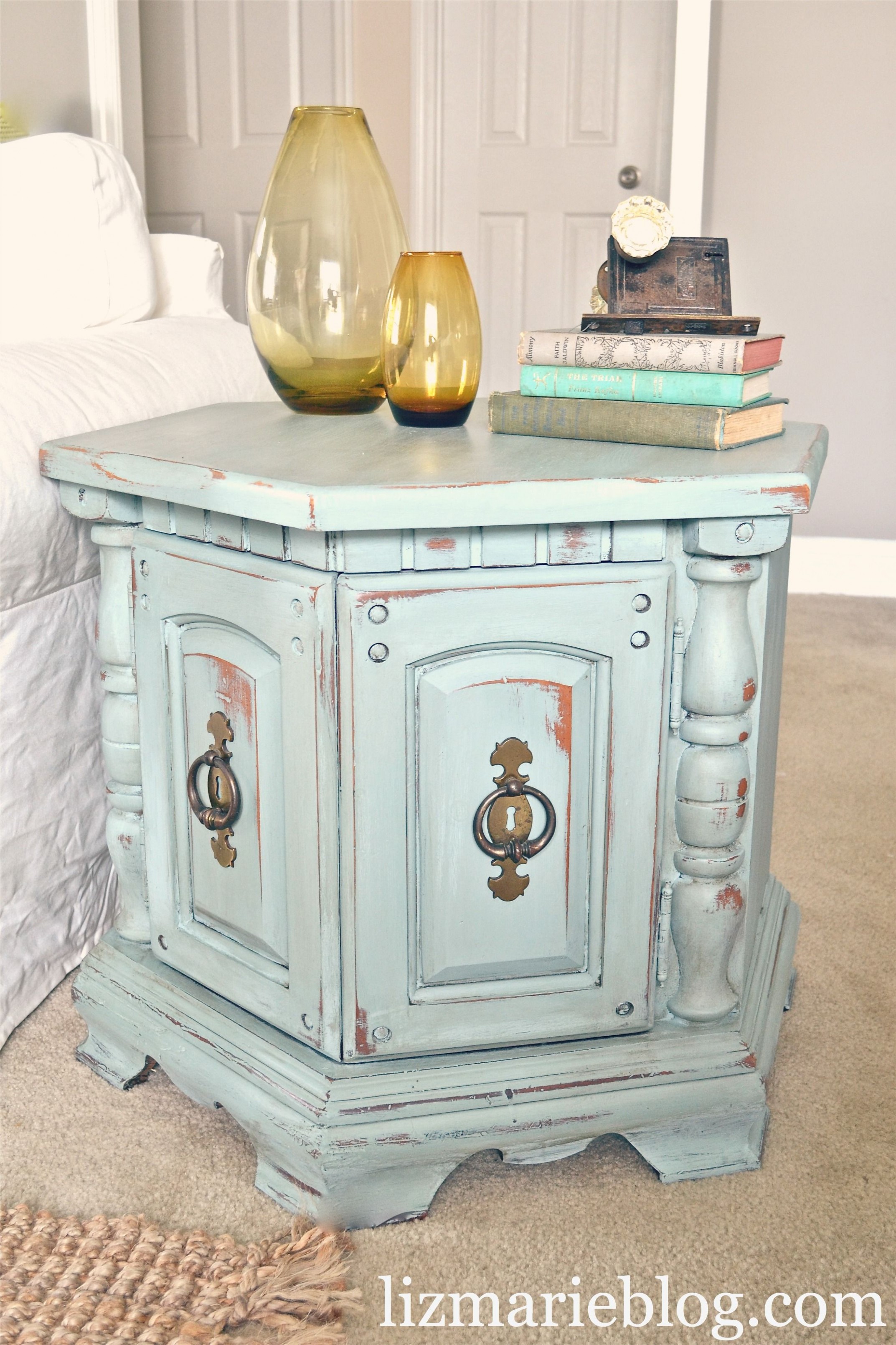 Duck Duck Blue | Octagon Table, Furniture Makeover, Repurposed ..