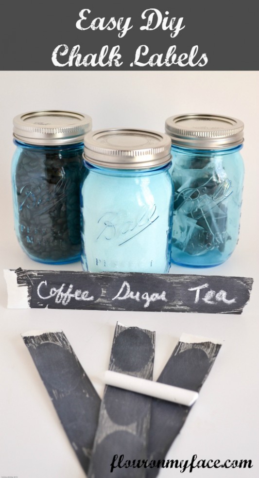 Easy Diy Chalkboard Labels Flour On My Face Where Can I Purchase Chalk Paint Near Me