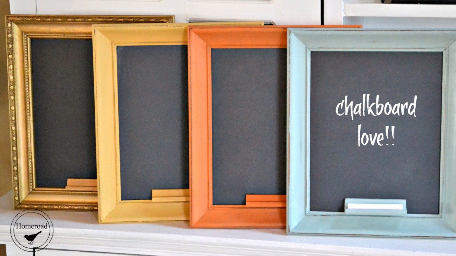 Easy Framed Chalkboards With A Tip Where To Buy Chalkboard Paint