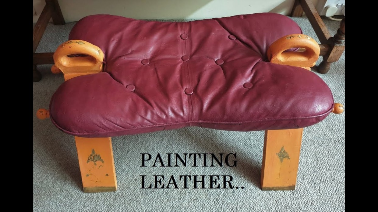 Easy: How To Paint Leather Beautiful Colours! Annie Sloan Chalk Paint (5) Annie Sloan Chalk Paint 2019