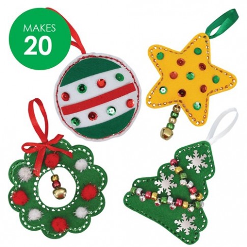Felt Christmas Sewing Ornaments Cleverkit Multi Pack ..