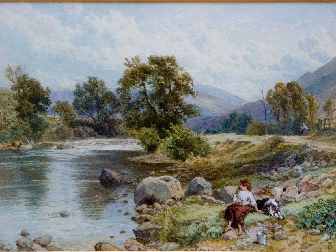 Γιώργης Χαλατσάς – Το παιδί και το ποτάμι | Feltor's Blog Watercolor Painting Cl Near Me