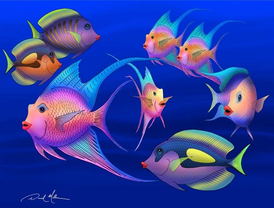 Fish Paintings Abstract Google Search | Fish Art ..
