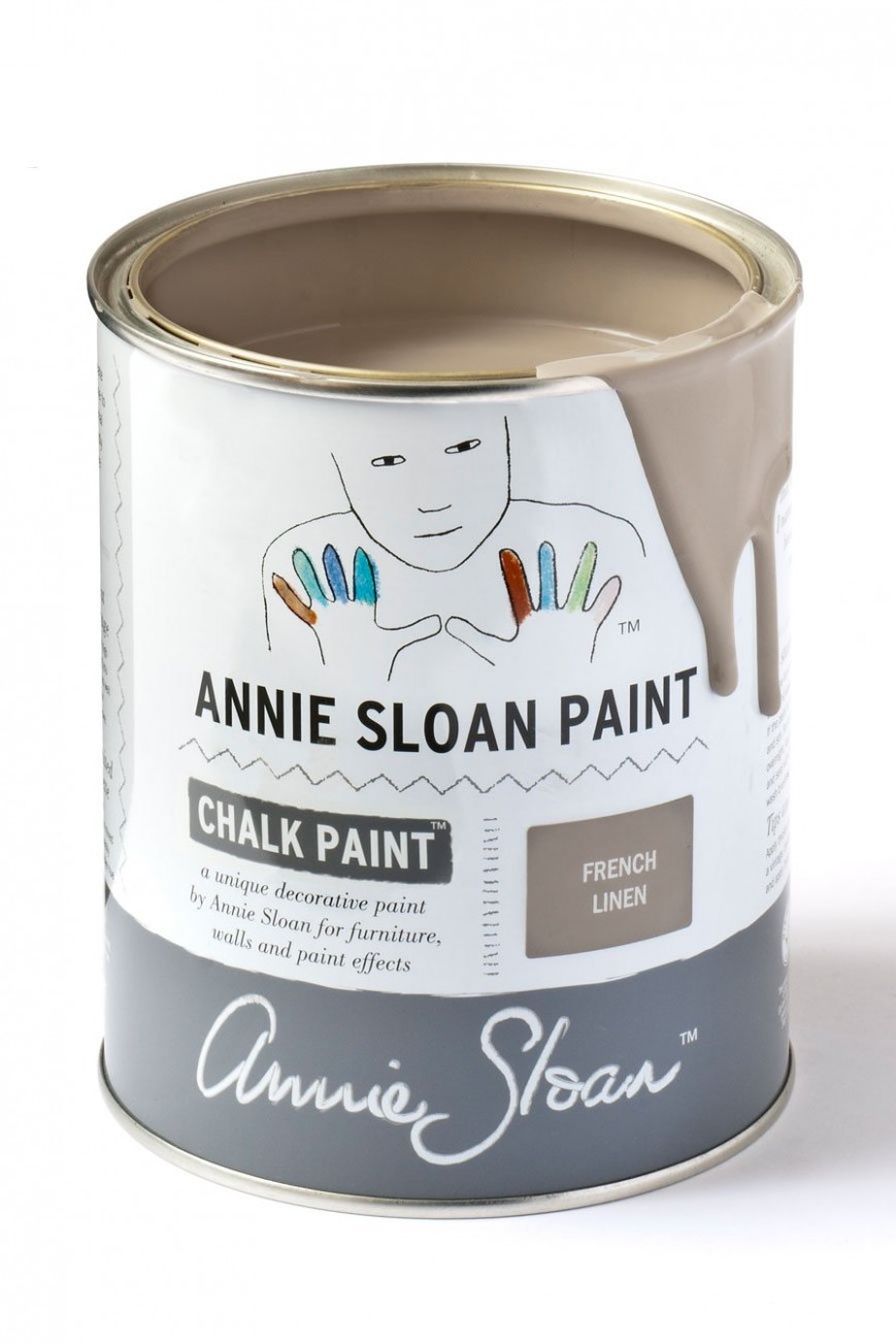 French Linen Chalk Paint® By Annie Sloan Annie Sloan Chalk Paint Graphite And French Linen