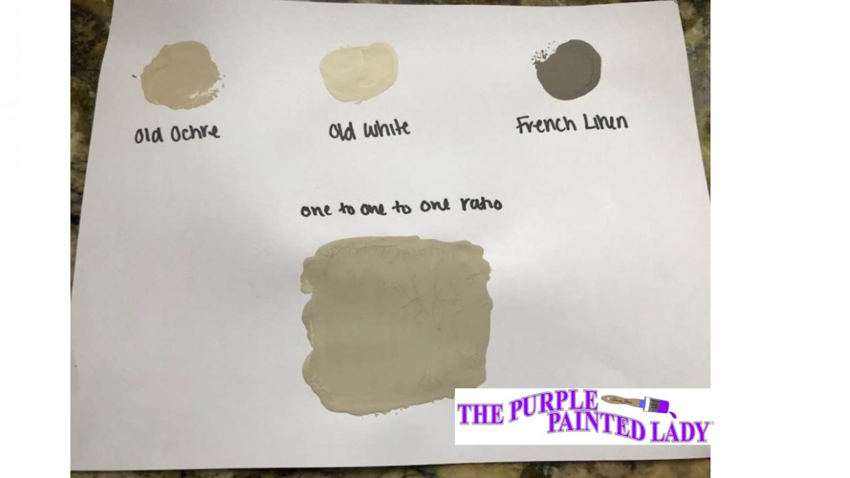 French Linen | The Purple Painted Lady Annie Sloan Chalk Paint Colours French Linen