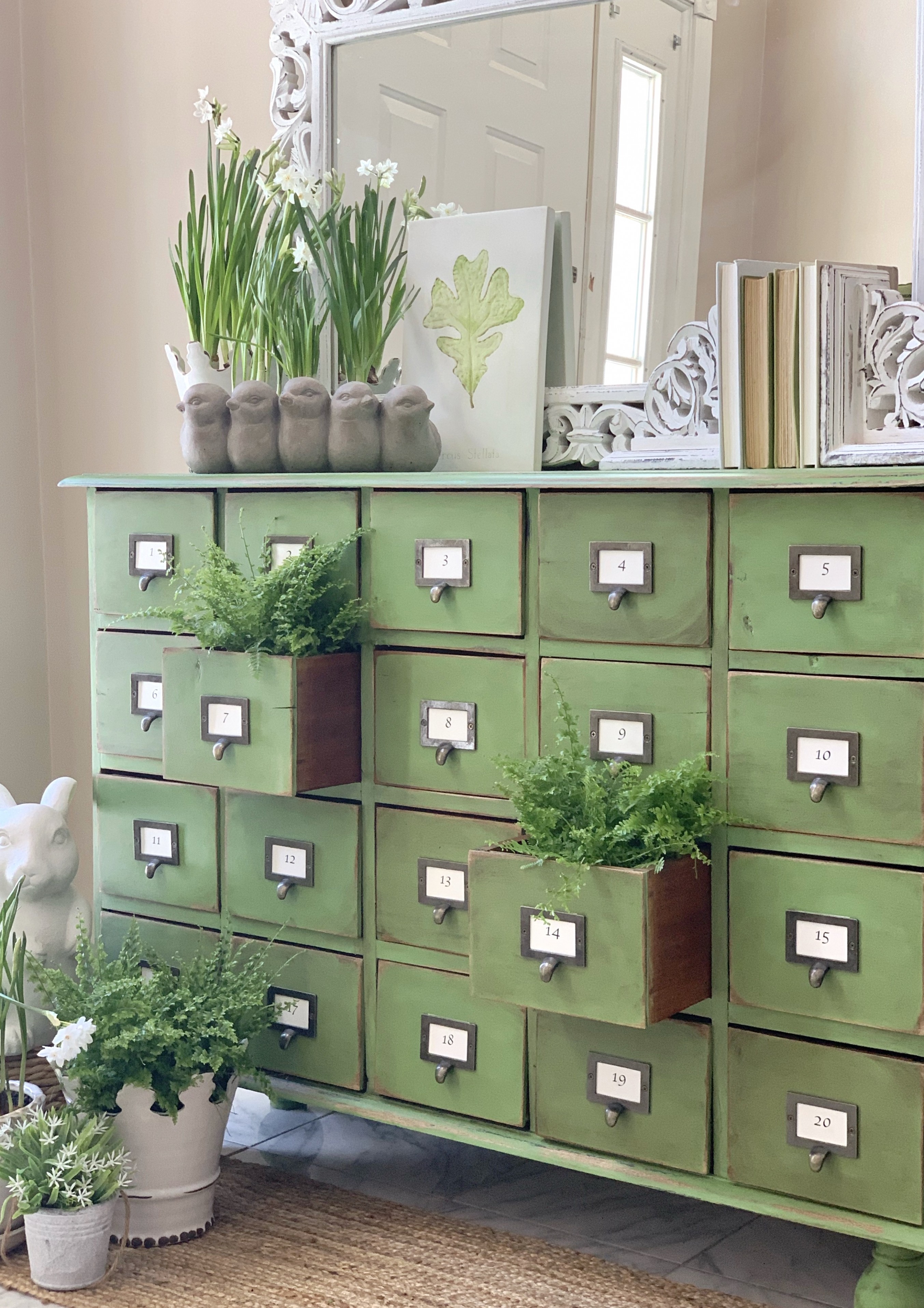 From Apothecary To Card Catalog Using Annie Sloan Chalk Paint! Annie Sloan Chalk Paint Distributors Near Me