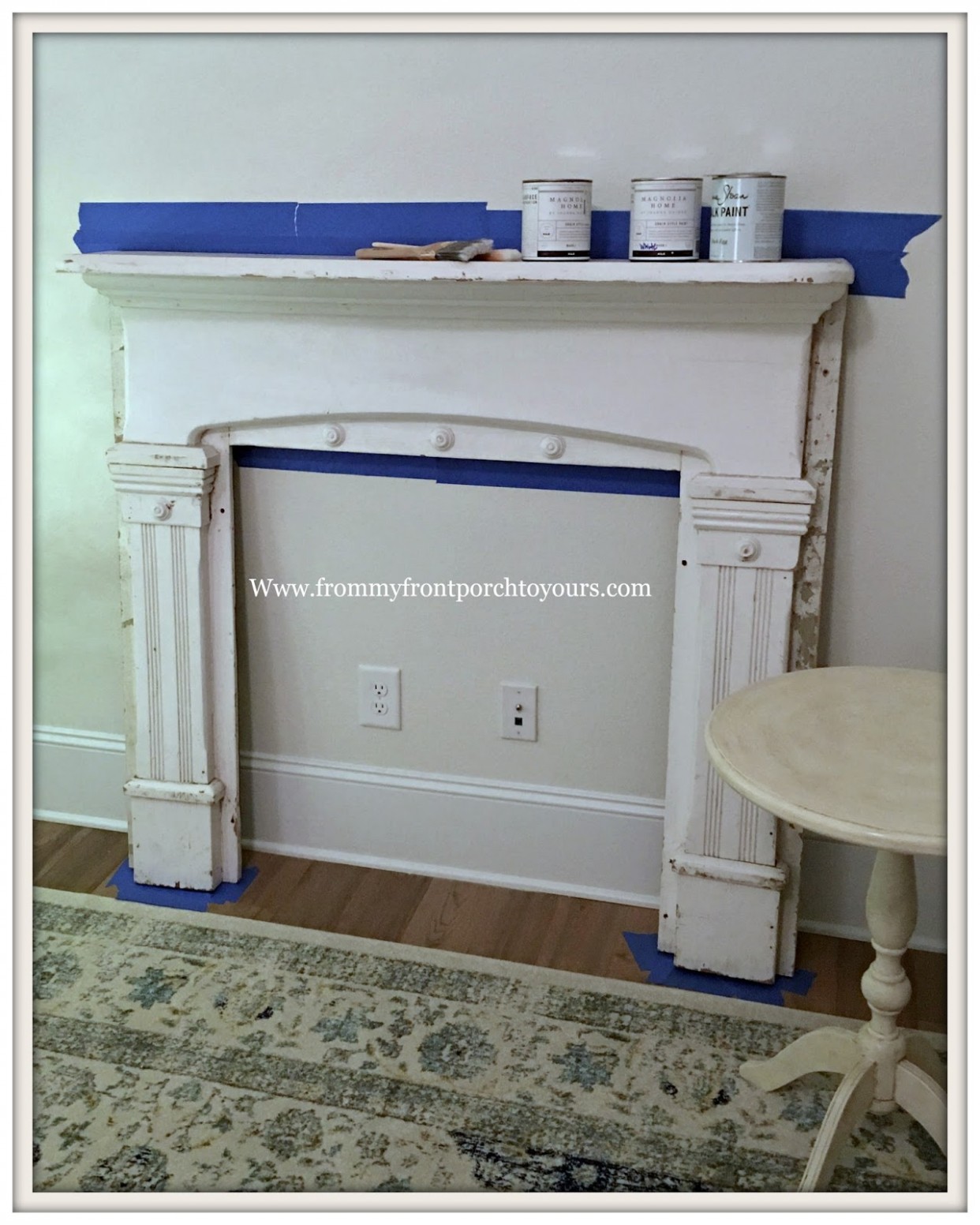 From My Front Porch To Yours: Vintage Fireplace Mantel Makeover ..