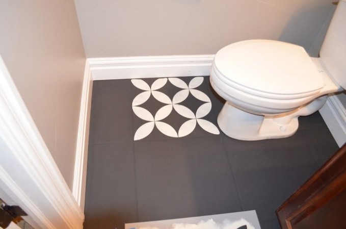 Give Your Bathroom A New Look By Chalk Painting Floor ..