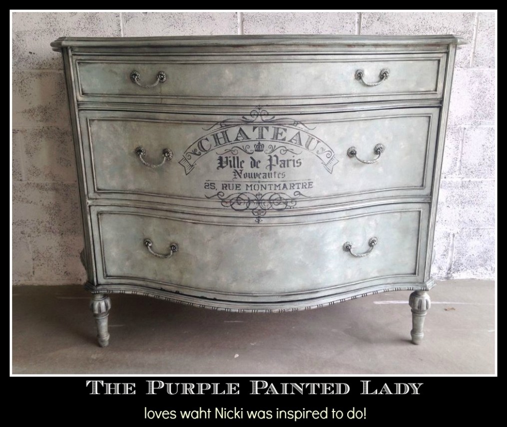 Glaze | The Purple Painted Lady How To Use Chalk Paint On Bare Wood