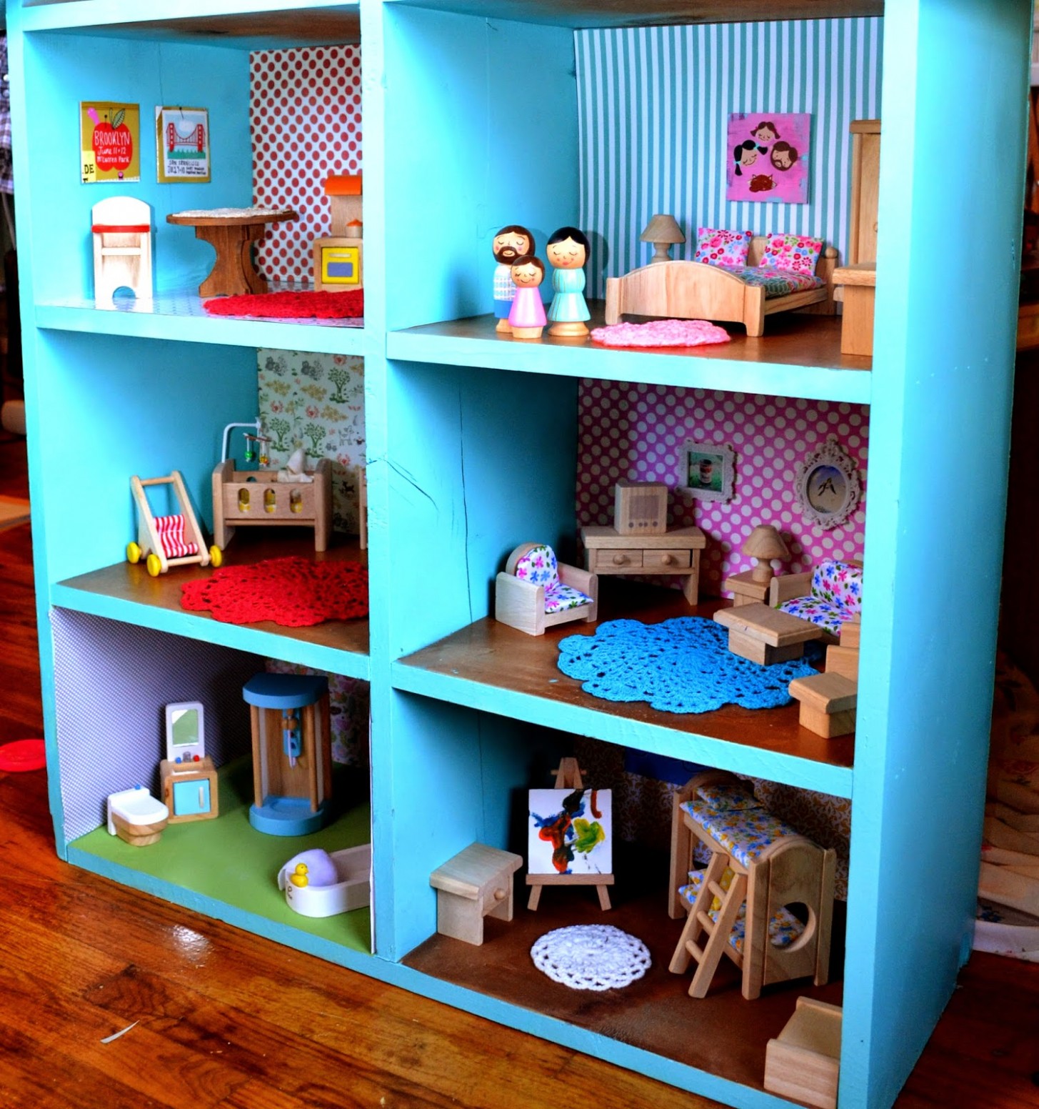 Good Times With 10 Bears Studio: Dollhouse Makeover! Hobby Lobby Miniature Dollhouse Furniture