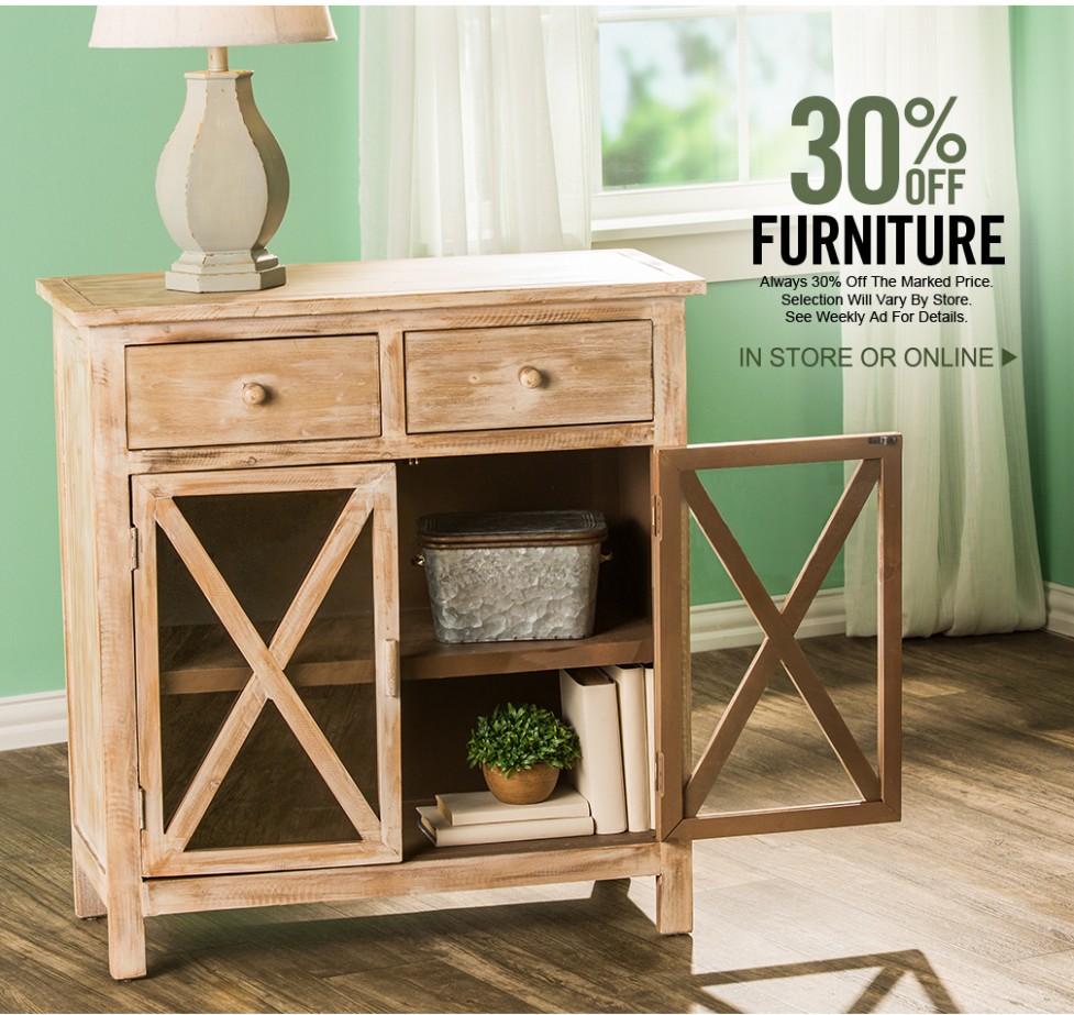 Hobby Lobby: Farmhouse Furniture Sale! | Milled Furniture At The Hobby Lobby